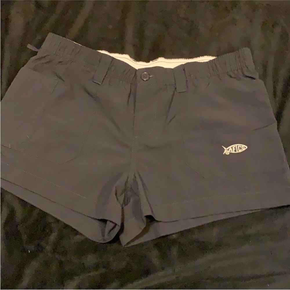 AFTCO Women's Black Fishing Shorts